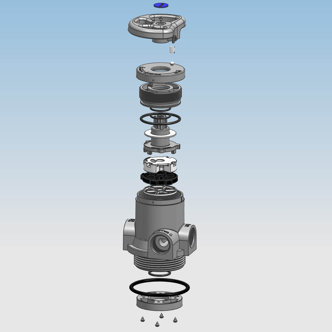 MF2 2 ton Manual water filter valve Buy filter valve , water softener