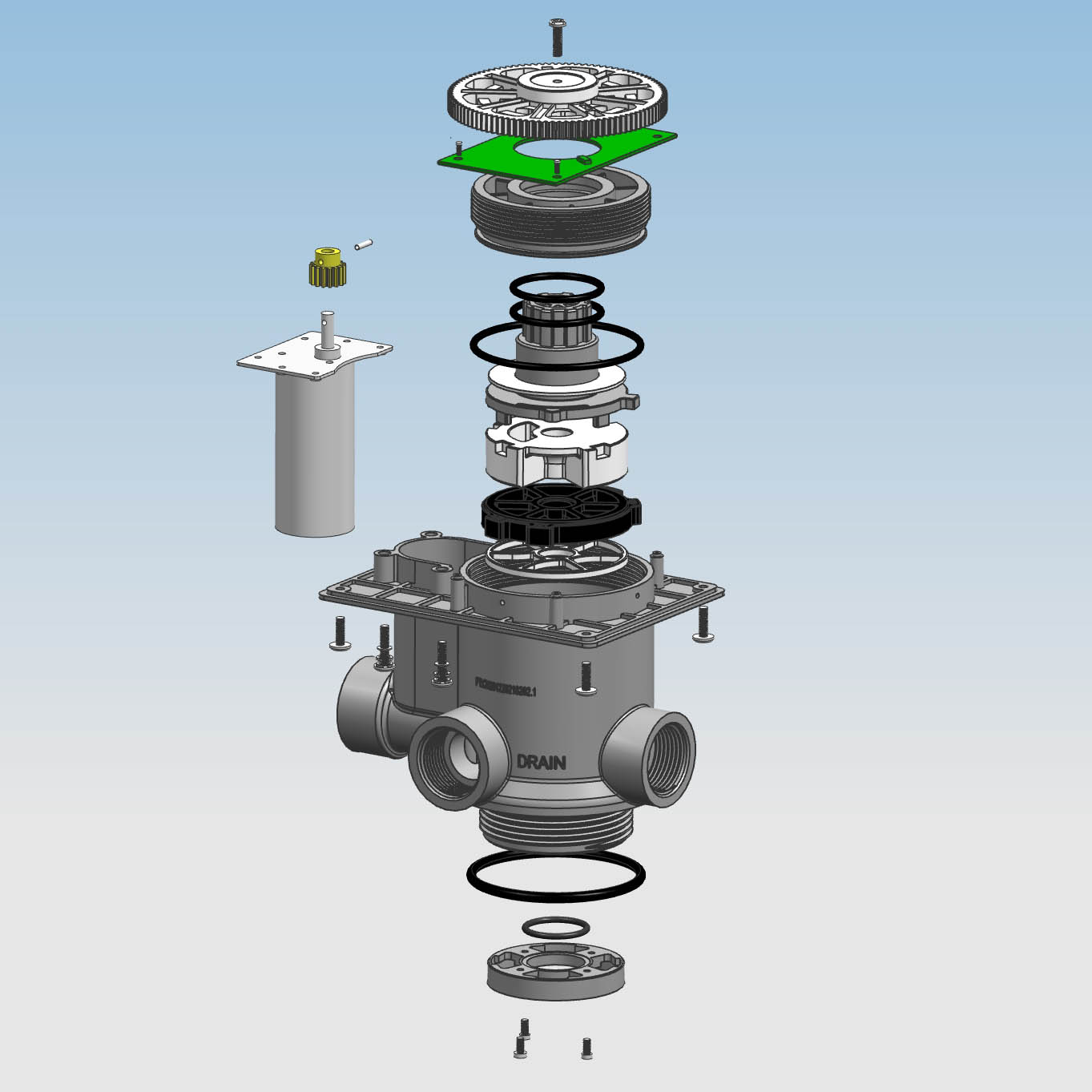 MF4B 4 ton Manual water filter valve Buy home water filter valve , water softener valve